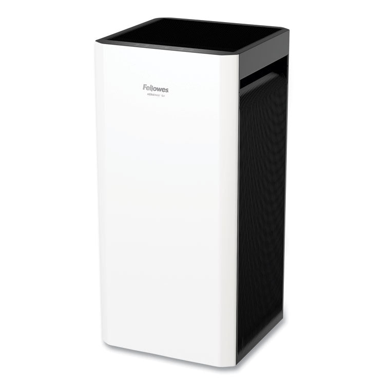 AeraMax SV Air Purifier, 1,500 sq ft Room Capacity, White/Black 1