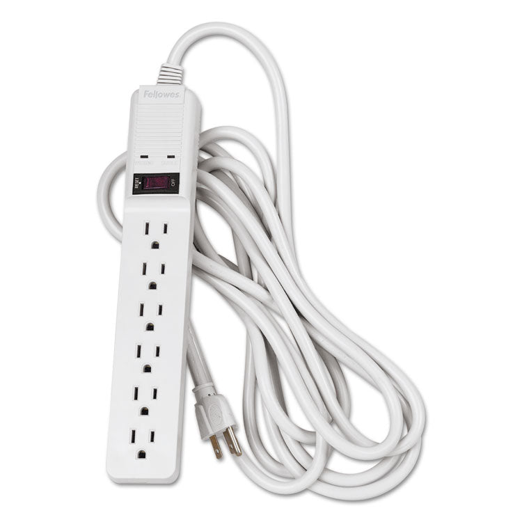 Basic Home/Office Surge Protector, 6 AC Outlets, 15 ft Cord, 450 J, Platinum 1