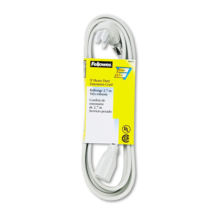 Indoor Heavy-Duty Extension Cord, 9 ft, 15 A, Gray 1