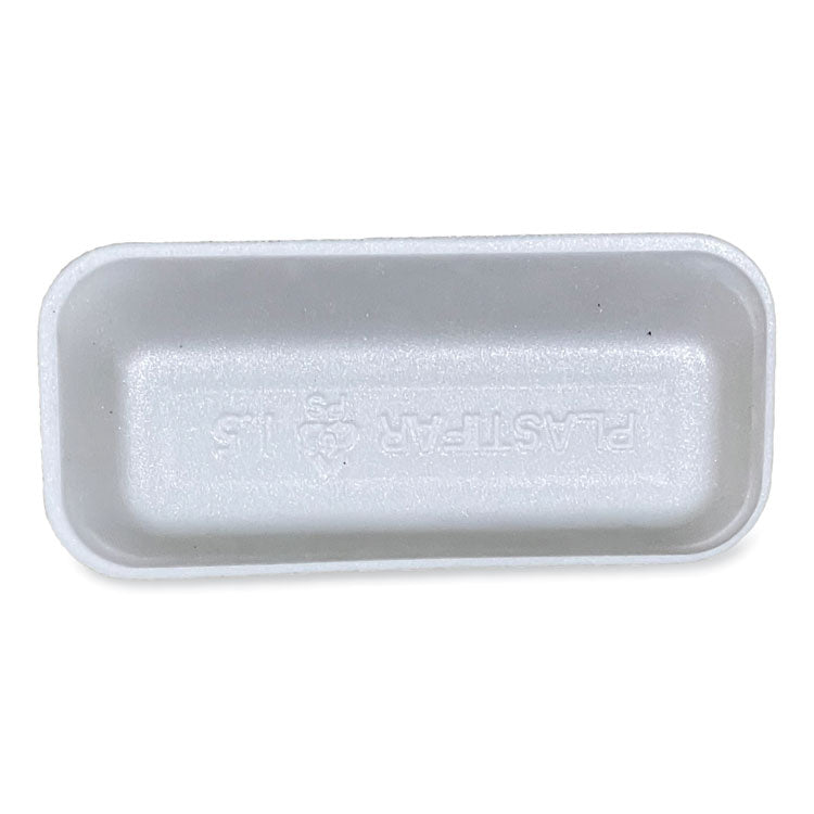 Meat Trays, #1.5, 8.38 x 3.94 x 1.1, White, 1,000/Carton 3