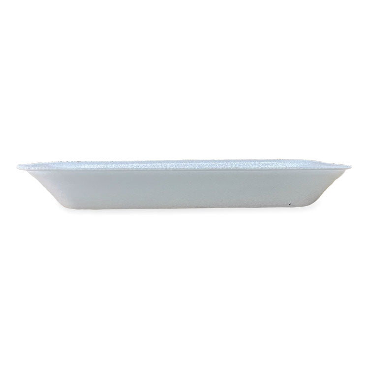 Meat Trays, #1.5, 8.38 x 3.94 x 1.1, White, 1,000/Carton 4