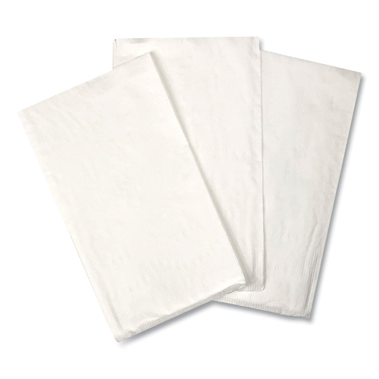 Dinner Napkins, 2-Ply, 14.5"W x 16.5"D, White, 150/Pack, 20 Packs/Carton 1