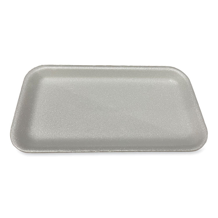 Meat Trays, #17S, 8.5 x 4.69 x 0.64, White, 500/Carton 1