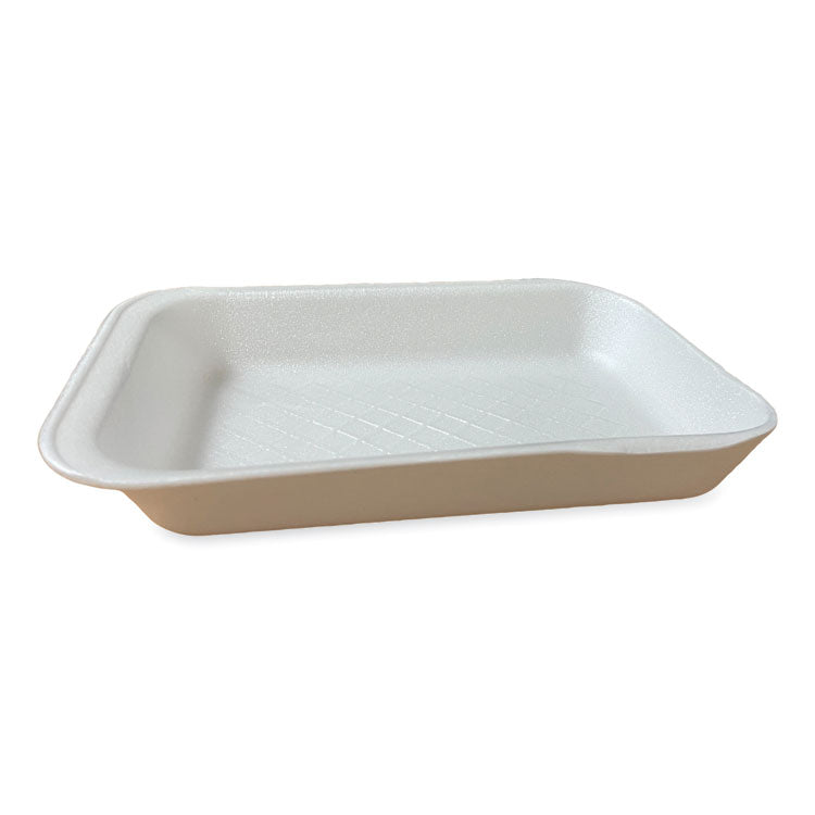 Meat Trays, #2D, 8.56 x 6.1 x 1.2, White, 500/Carton 1