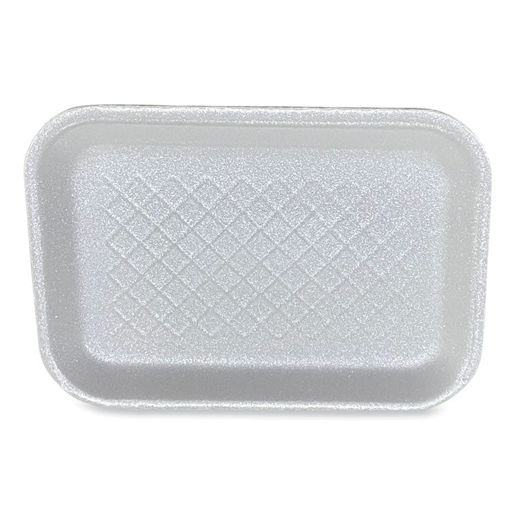 Meat Trays, #2S, 8.5 x 6 x 0.7, White, 500/Carton 1