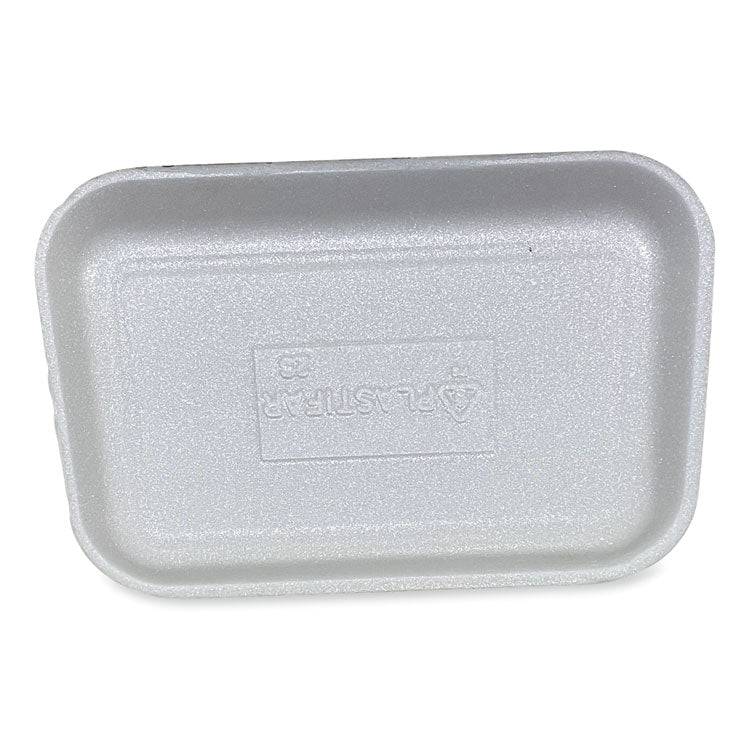 Meat Trays, #2S, 8.5 x 6 x 0.7, White, 500/Carton 4