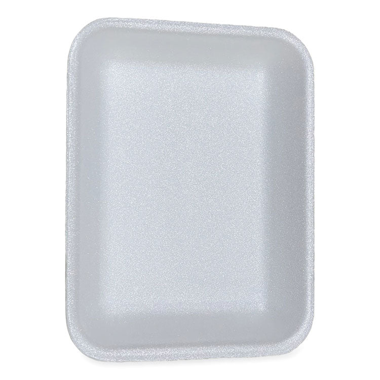 Meat Trays, #3P, 8.7 x 6.6 x 1.1, White, 400/Carton 1