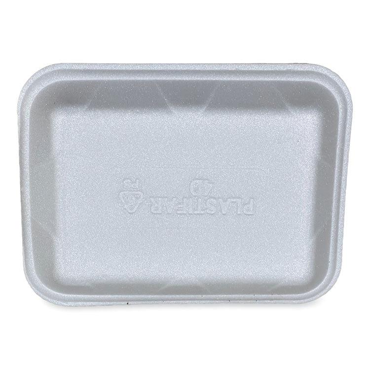 Meat Trays, #4D, 9.47 x 7.12 x 1.32, White, 500/Carton 3