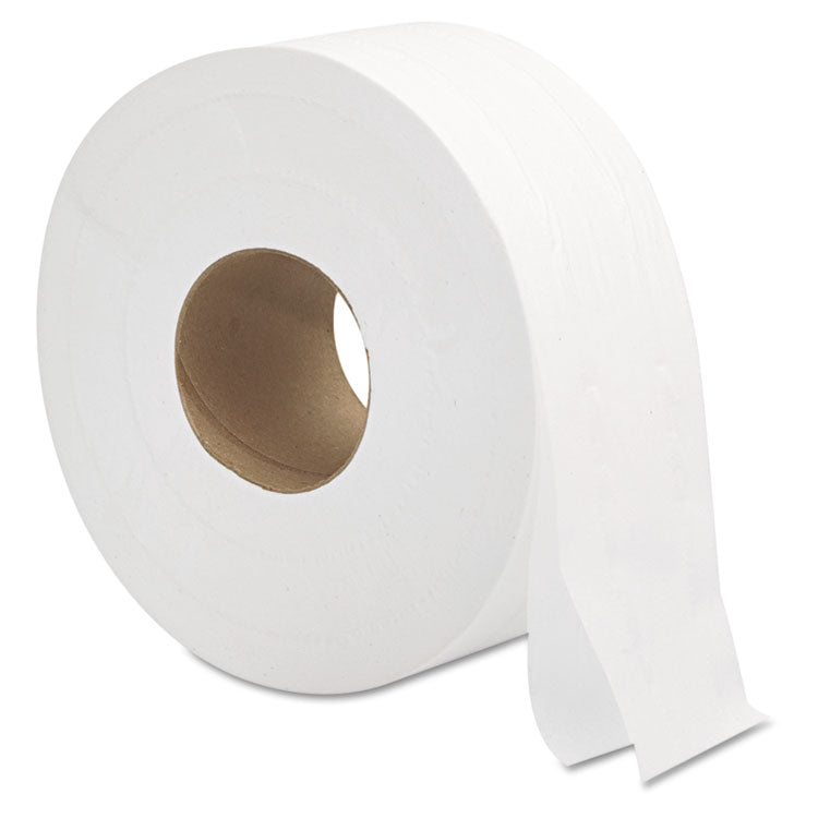 Jumbo Roll Bath Tissue, Septic Safe, 2-Ply, White, 3.3" X 700 Ft, 12/carton 1