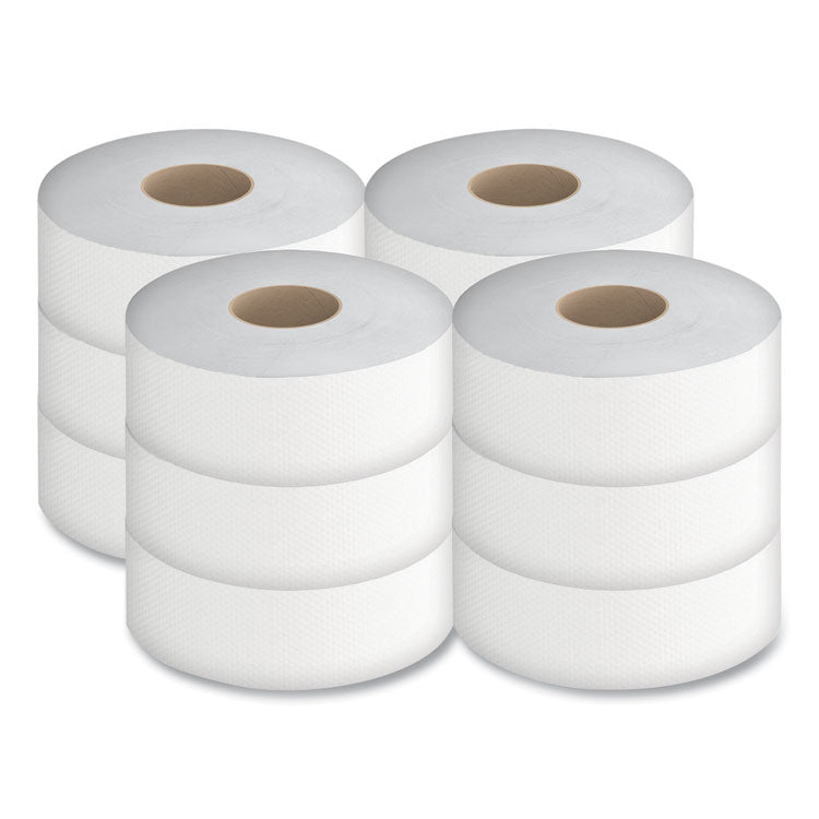 Jumbo Bath Tissue, Septic Safe, 2-Ply, White, 3.5" x 750 ft, 12/Carton 2