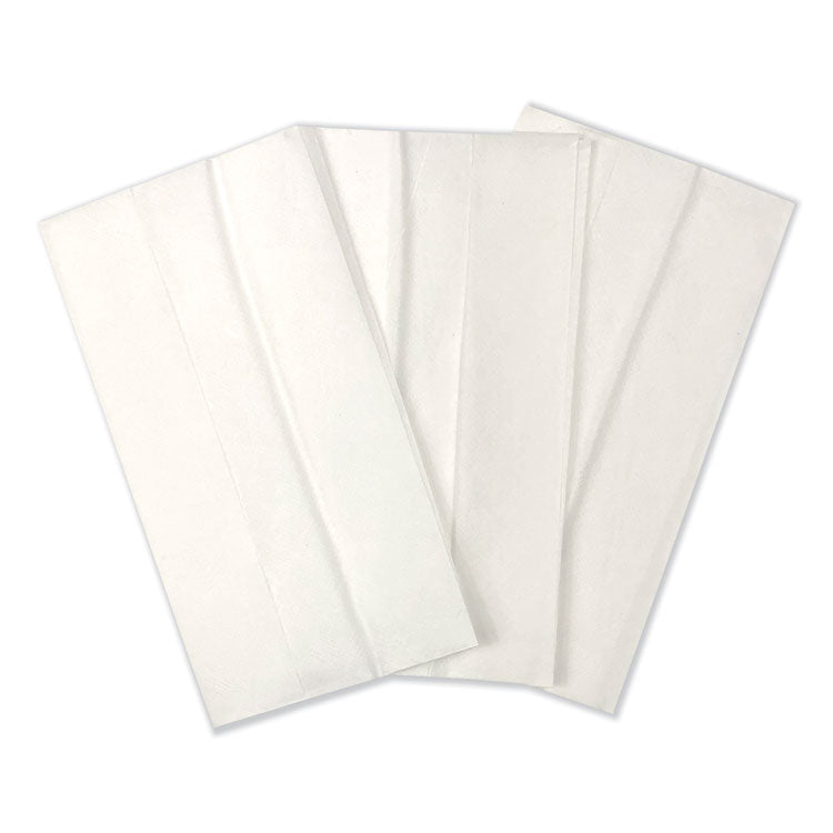 Tall-Fold Napkins, 1-Ply, 7 X 13 1/4, White, 10,000/carton 1