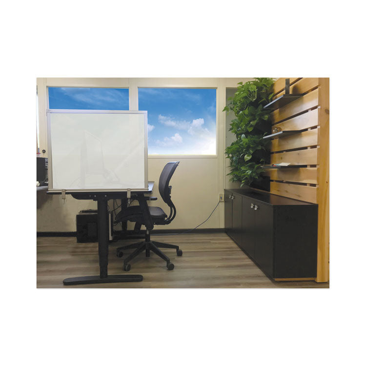 Desktop Acrylic Protection Screen, 29 X 1 X 24, Clear 2