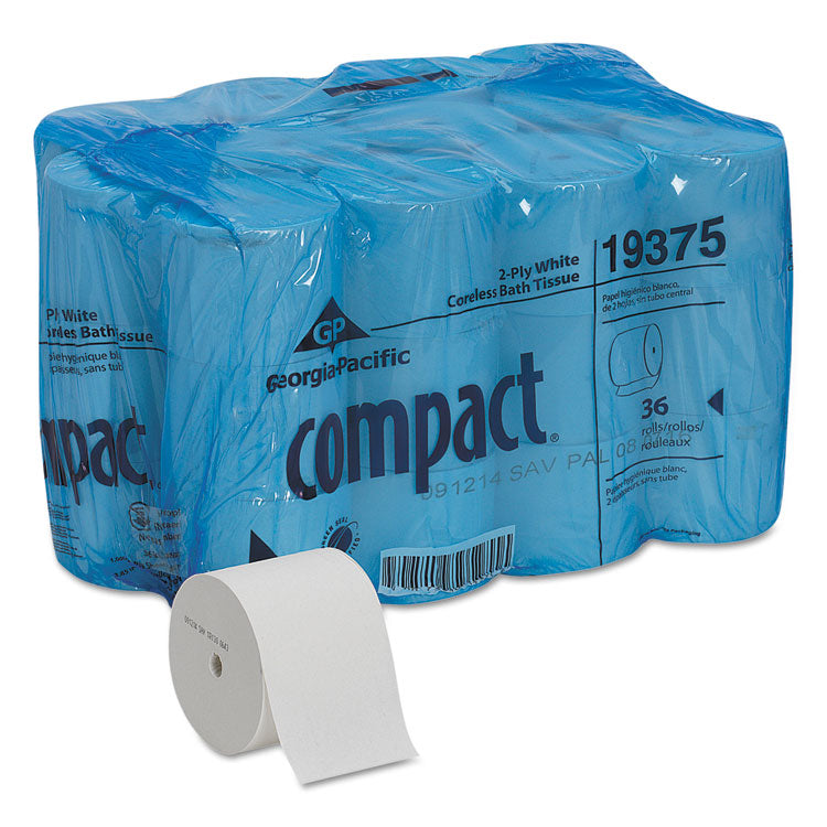 Coreless Bath Tissue, Septic Safe, 2-Ply, White, 1,000 Sheets/Roll, 36 Rolls/Carton 4