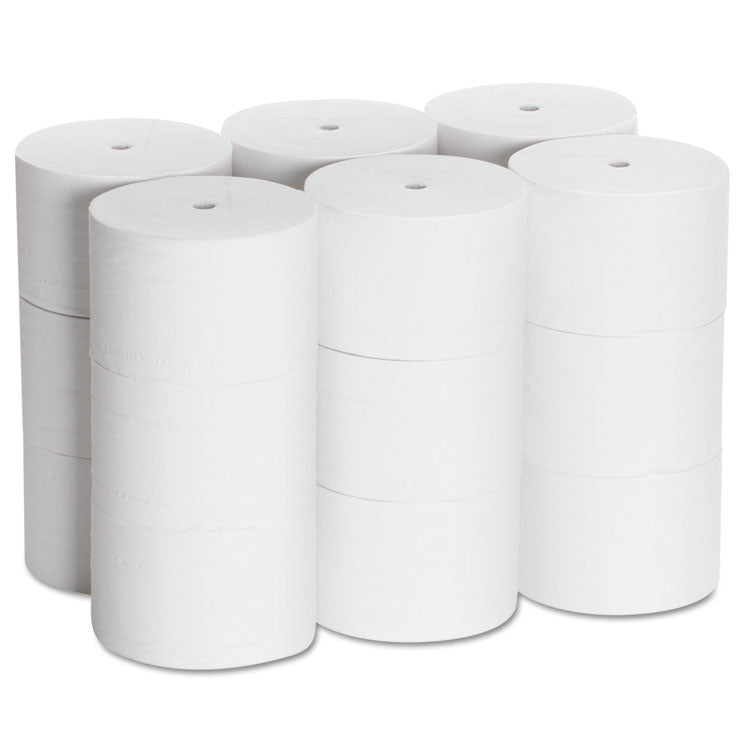 Coreless Bath Tissue, Septic Safe, 2-Ply, White, 1,500 Sheets/Roll, 18 Rolls/Carton 2