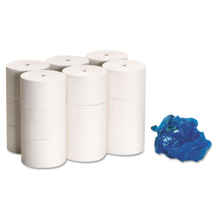 Coreless Bath Tissue, Septic Safe, 2-Ply, White, 1,500 Sheets/Roll, 18 Rolls/Carton 3