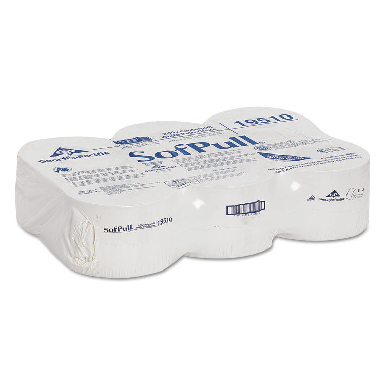 High Capacity Center Pull Tissue, Septic Safe, 2-Ply, White, 1,000/Roll, 6 Rolls/Carton 2