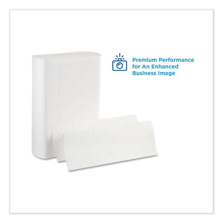 Pacific Blue Ultra Folded Paper Towels, 1-Ply, 10.2 x 10.8, White, 220/Pack, 10 Packs/Carton 3