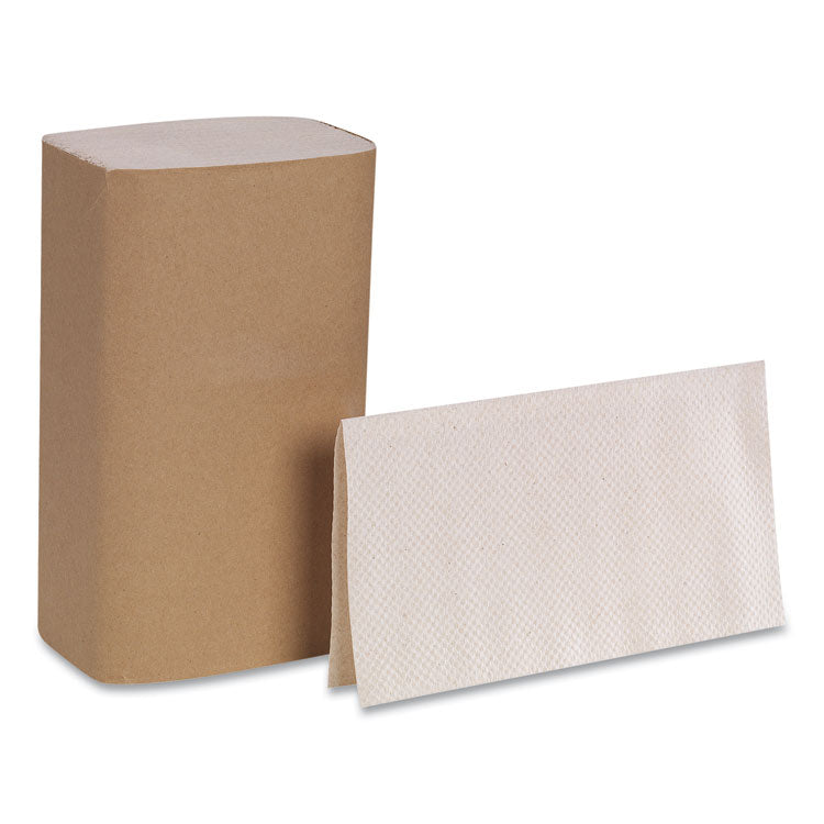 Pacific Blue Basic S-Fold Paper Towels, 1-Ply, 10.25 x 9.25, Brown, 250/Pack, 16 Packs/Carton 2