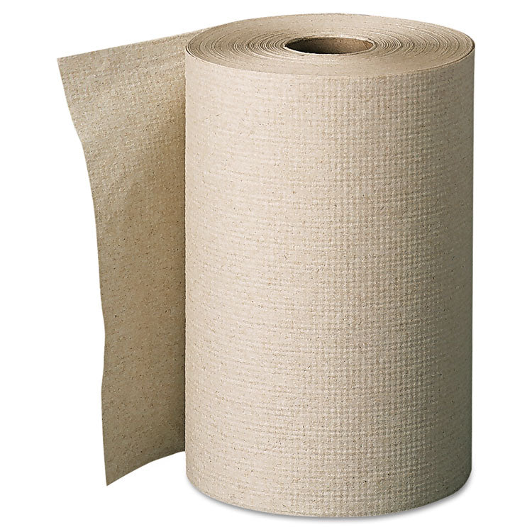 Pacific Blue Basic Nonperforated Paper Towels, 1-Ply, 7.88 x 350 ft, Brown, 12 Rolls/Carton 1