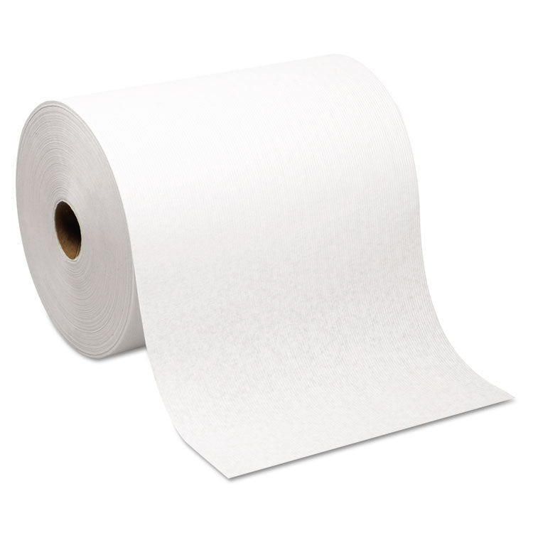 Hardwound Roll Paper Towel, Nonperforated, 1-Ply, 7.87" x 1,000 ft, White, 6 Rolls/Carton 1