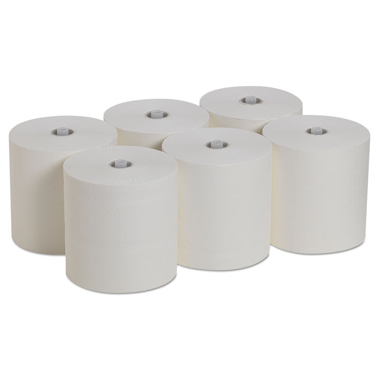 Pacific Blue Ultra Paper Towels, 1-Ply, 7.87" x 1,150 ft, White, 6 Rolls/Carton 1