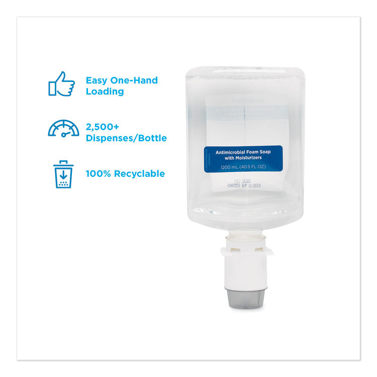 Gp Enmotion Automated Touchless Antimicrobial Foam Soap Refill, Unscented, 1,200 Ml, 2/carton 3