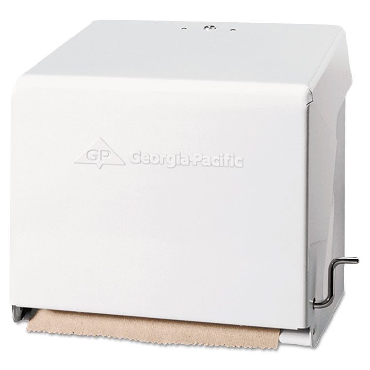 Mark Ii Crank Roll Towel Dispenser, 10.75 X 8.5 X 10.6, White 1