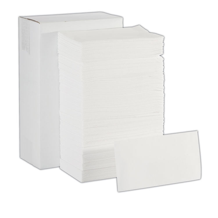 1/6-Fold Linen Replacement Towels, 13 X 17, White, 200/box, 4 Boxes/carton 4