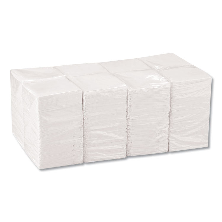 Beverage Napkins, Single-Ply, 9 1/2 X 9 1/2, White, 4000/carton 5