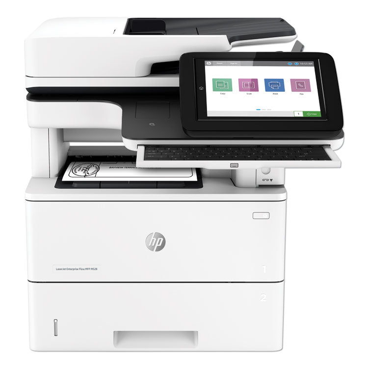 Laserjet Enterprise Flow Mfp M528z Wireless Multifunction Laser Printer, Copy/fax/print/scan 1