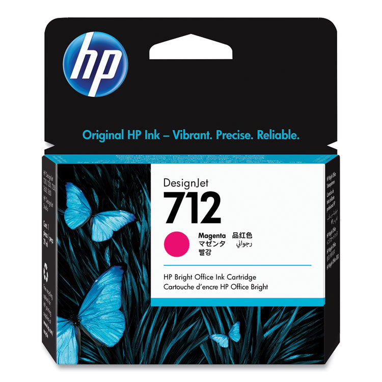 HP 712, (3ed68a) Magenta Original Ink Cartridge 1