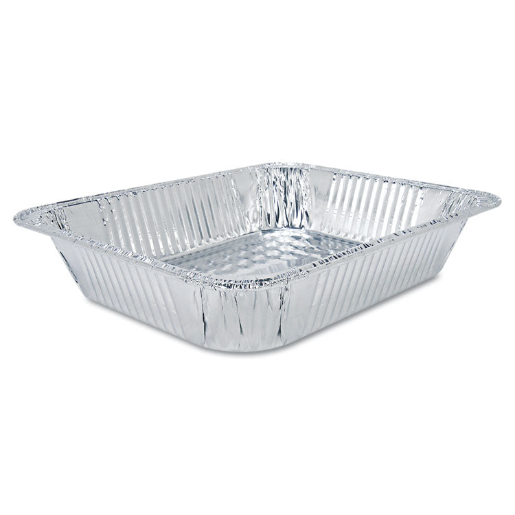 Aluminum Steam Table Pans, Half-Size Shallow, 1.69" Deep, 10.38 x 12.75, 100/Carton 3