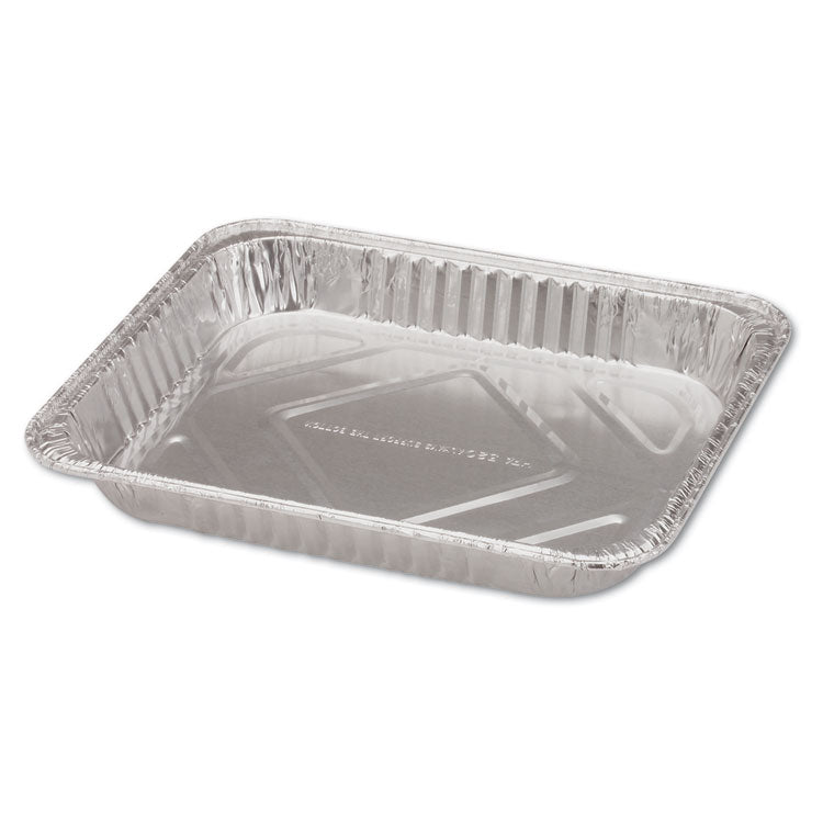 Aluminum Steam Table Pans, Half-Size Shallow, 1.69" Deep, 10.38 x 12.75, 100/Carton 1