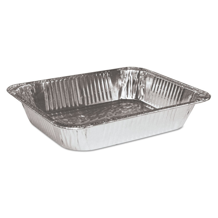 Aluminum Steam Table Pans, Half-Size Deep, 2.56" Deep, 10.38 x 12.75, 100/Carton 1