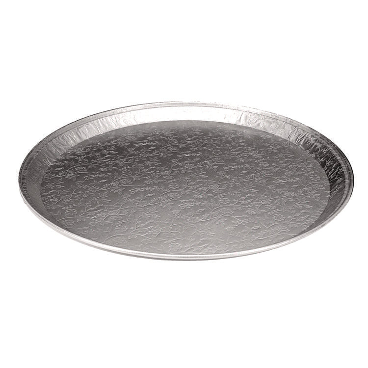 Aluminum Embossed Tray, 12" Diameter, 25/Carton 1