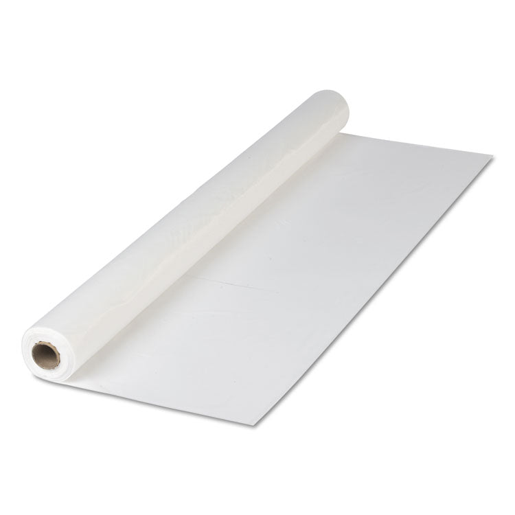 Plastic Roll Tablecover, 40" X 300 Ft, White 1