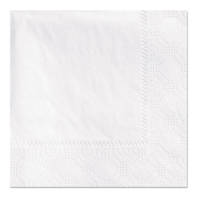 Beverage Napkins, 2-Ply 9 1/2 X 9 1/2, White, Embossed, 1000/carton 1