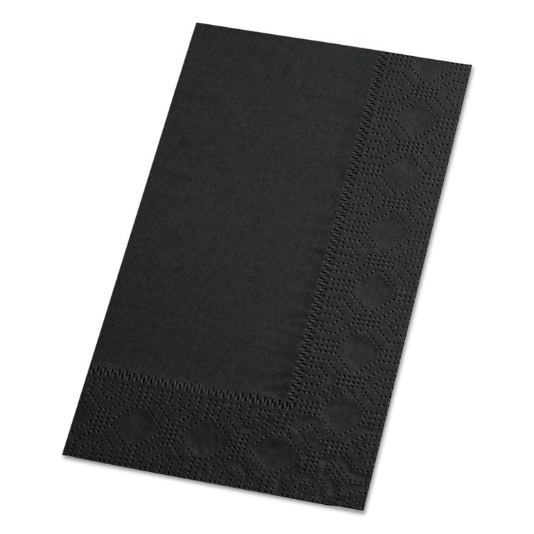 Dinner Napkins, 2-Ply, 15 x 17, Black, 1000/Carton 2