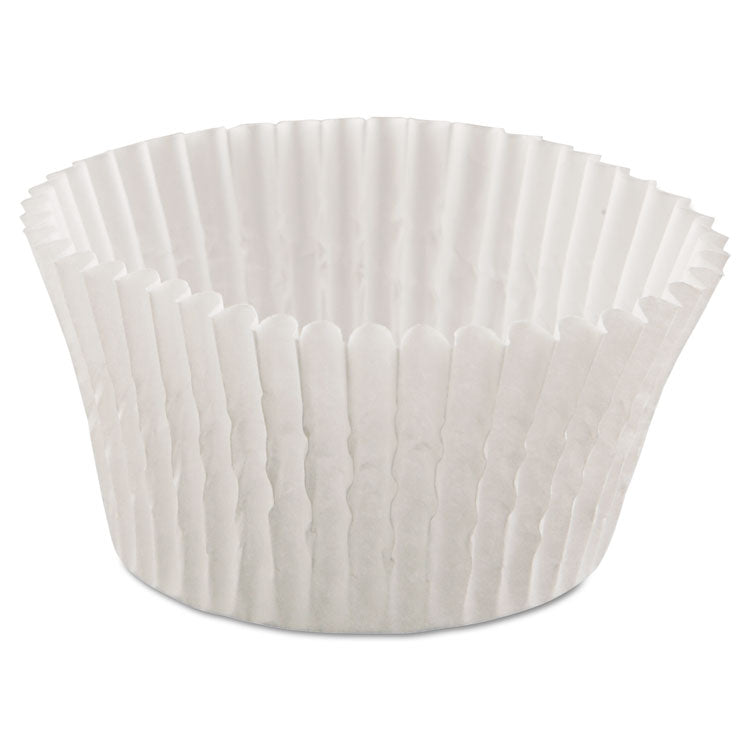 Fluted Bake Cups, 4.5 Diameter x 1.25 h, White, Paper, 500/Pack, 20 Packs/Carton 1