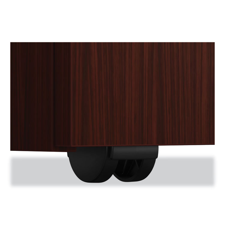 Mod Mobile Pedestal, Left or Right, 3-Drawers: Box/Box/File, Legal/Letter, Traditional Mahogany, 15" x 20" x 28" 4