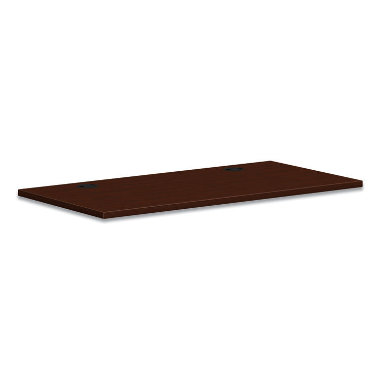 Mod Worksurface, Rectangular, 48w x 24d, Traditional Mahogany 1