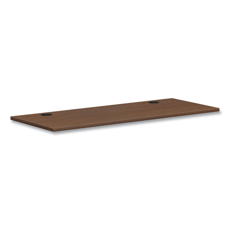 Mod Worksurface, Rectangular, 60w x 24d, Sepia Walnut 1