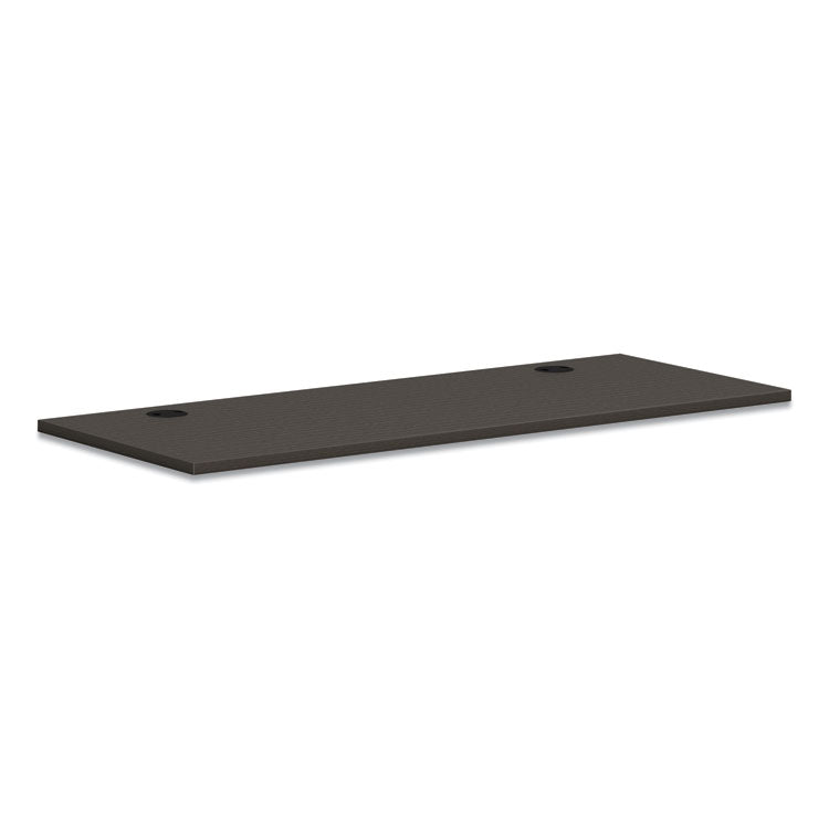 Mod Worksurface, Rectangular, 60w x 24d, Slate Teak 1