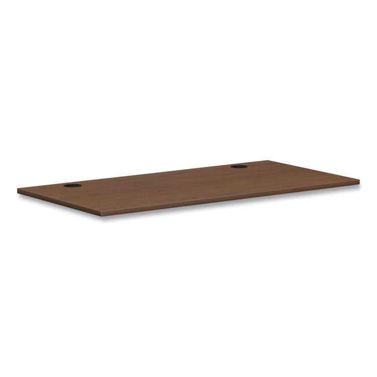 Mod Worksurface, Rectangular, 60w x 30d, Sepia Walnut 1