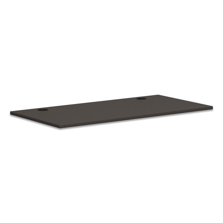 Mod Worksurface, Rectangular, 60w x 30d, Slate Teak 1