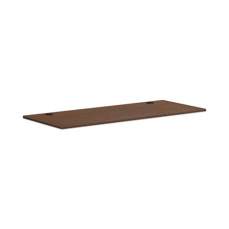 Mod Worksurface, Rectangular, 72w x 30d, Sepia Walnut 1