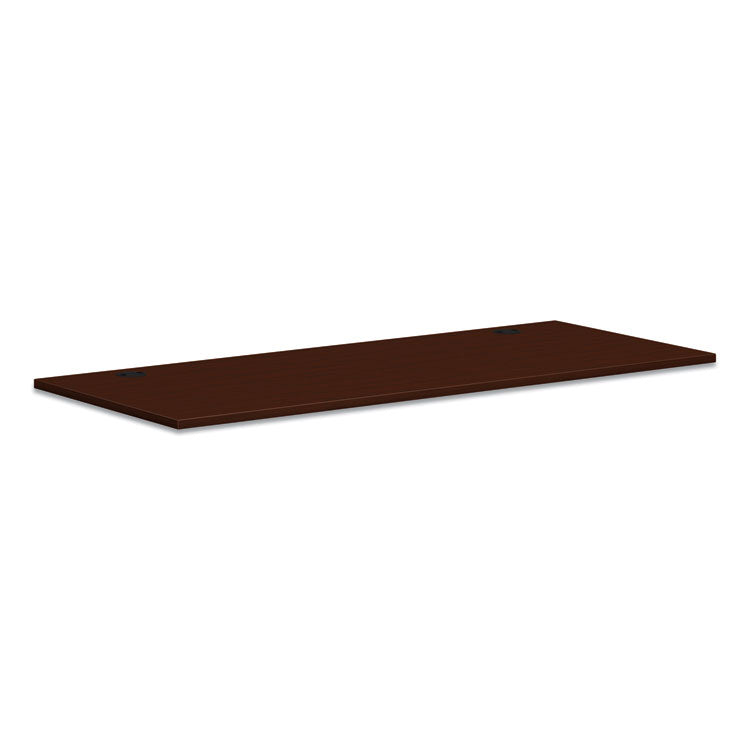 Mod Worksurface, Rectangular, 72w x 30d, Traditional Mahogany 1