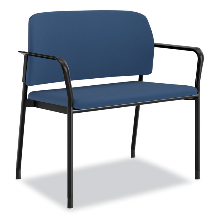 Accommodate Series Bariatric Chair with Arms, 33.5" x 21.5" x 32.5", Elysian Seat, Elysian Back, Charblack Legs 1