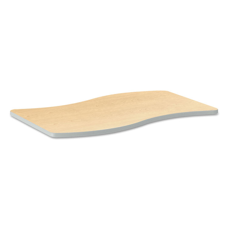 Build Ribbon Shape Table Top, 54w X 30d, Natural Maple 1