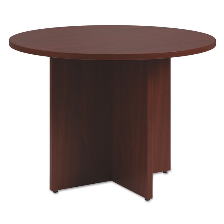 10500 Series Round Table Top, 42" Diameter, Mahogany 2